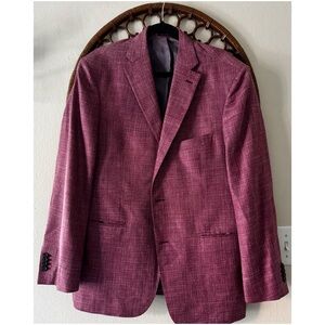 Loro Piana Men's Sport Coat Blazer in Berry Plum